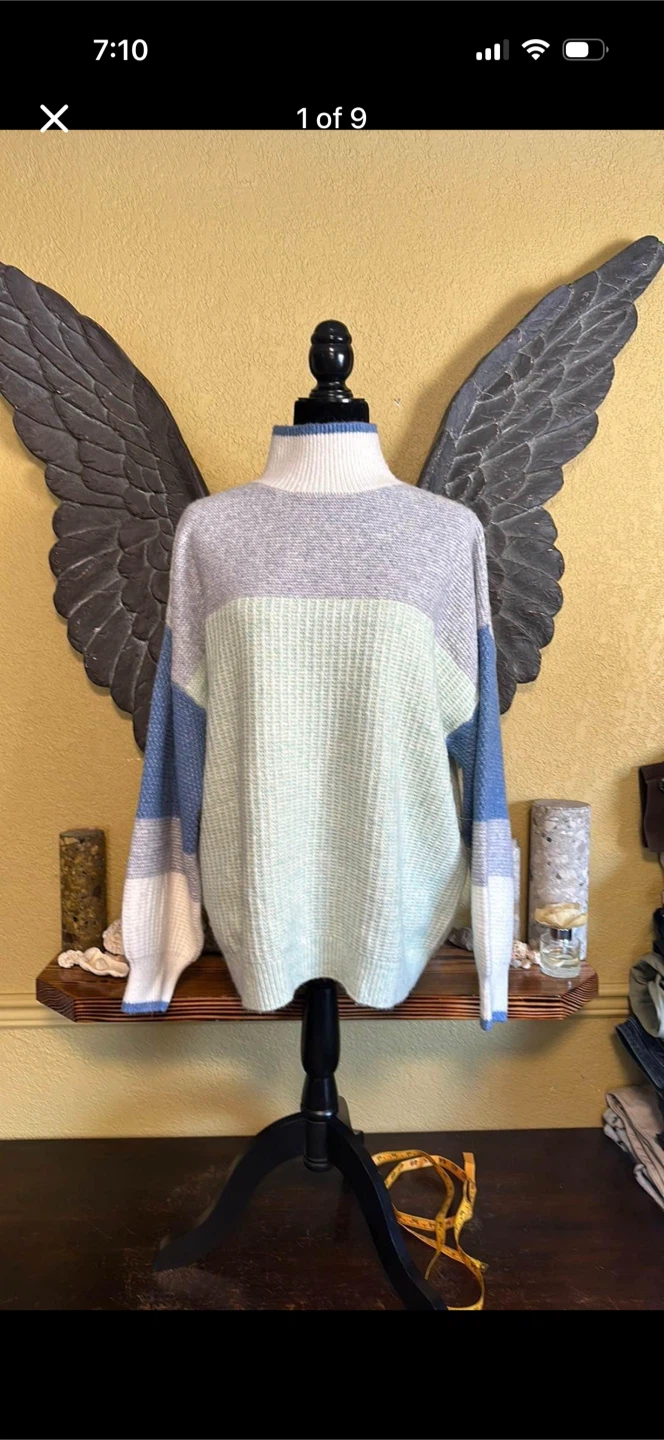 George Oversized Knit with Wool Turtleneck Sweater