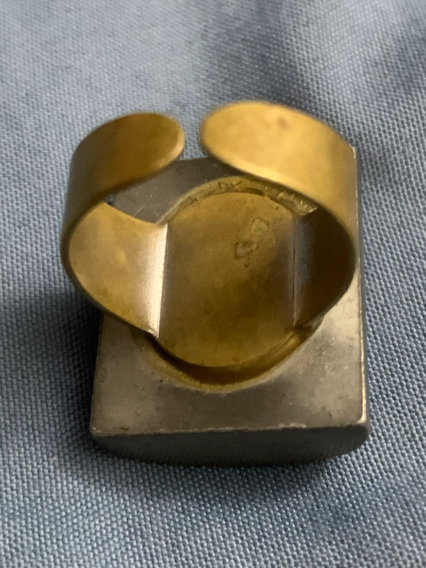 Red Resin Adjustable Ring - photo 5