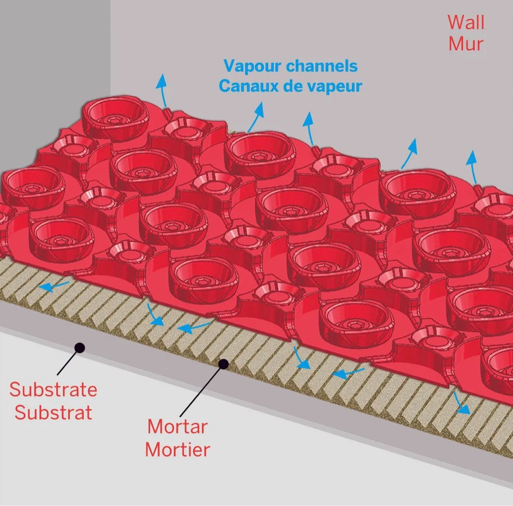PROVA FLEX-HEAT+ Heated Floor Uncoupling Membrane – 161 Sq Ft - photo 2