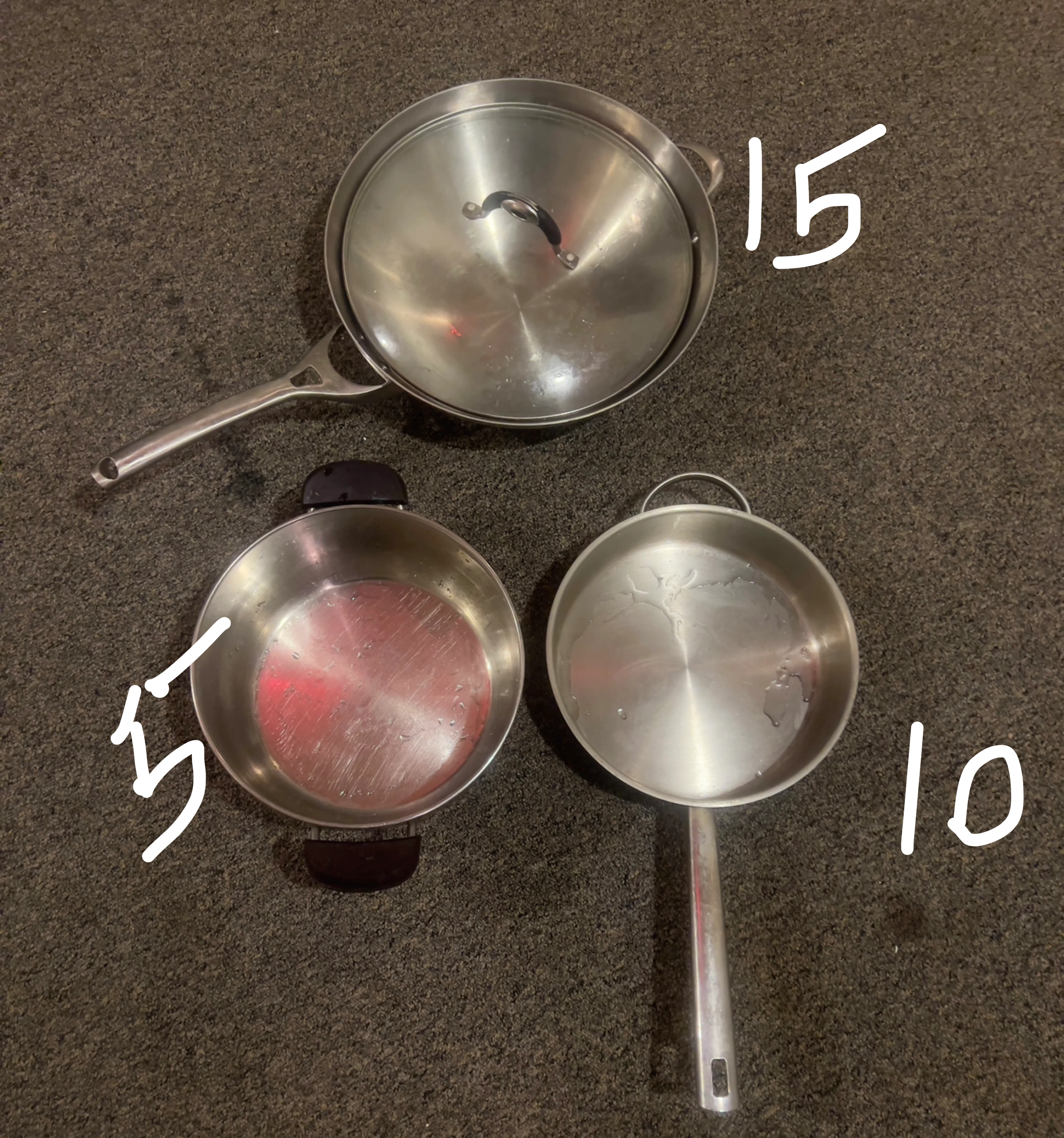 Assorted Kitchen Pots and Glass Bowls
