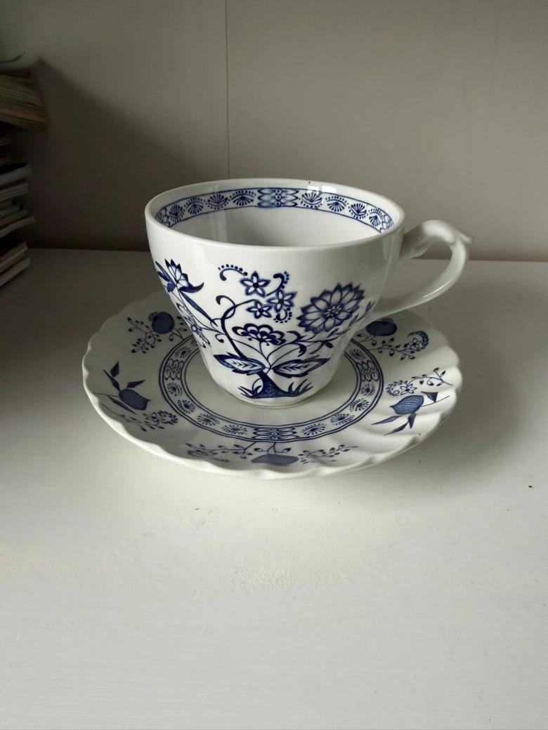 J&G Meakin Blue Nordic Teacup and Saucer