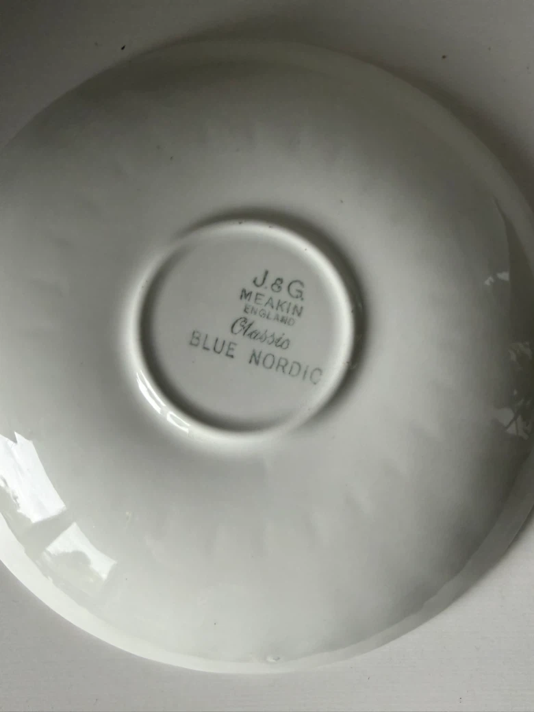 J&G Meakin Blue Nordic Teacup and Saucer - photo 2