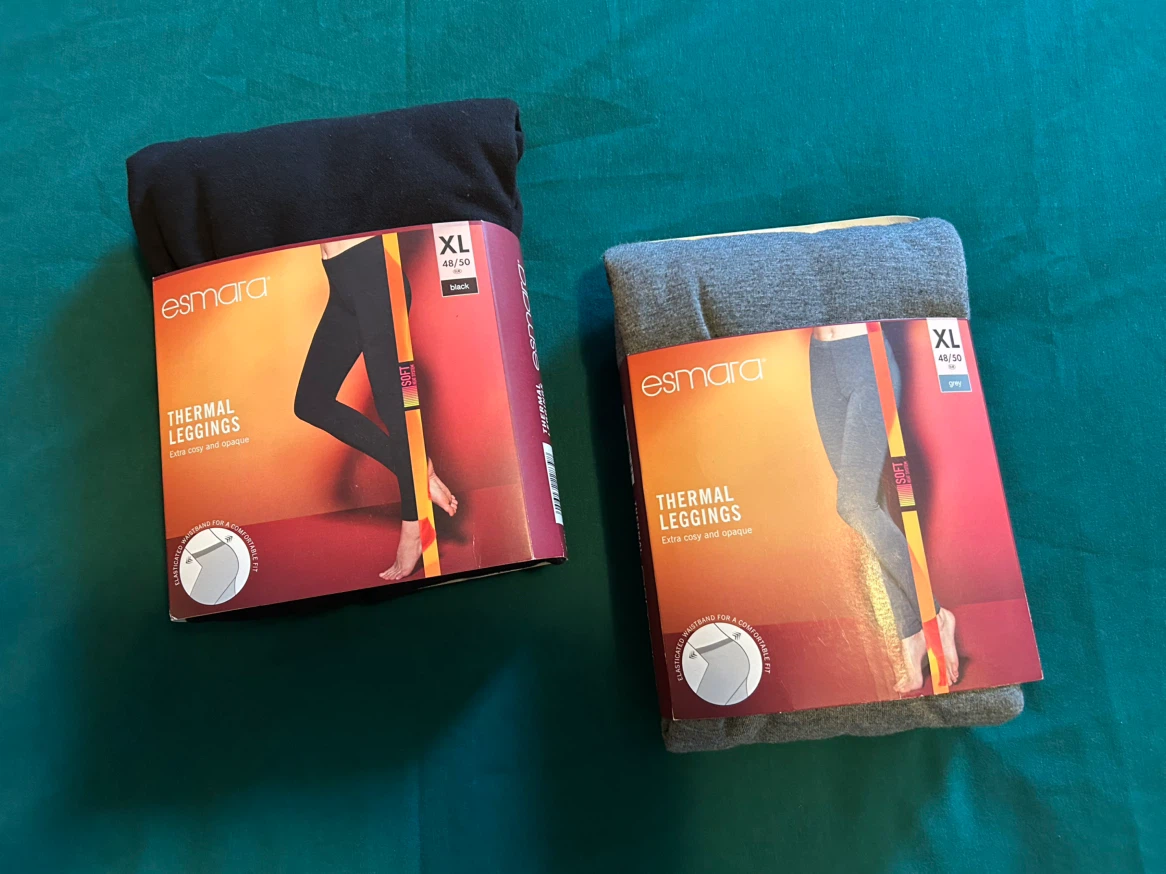 2 Pairs Esmara Thermal Leggings Size XL - photo 3