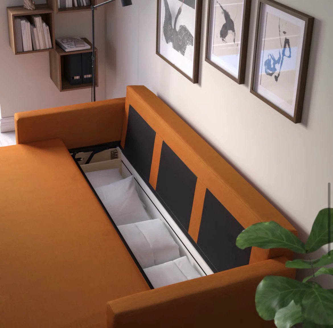 IKEA FRIHETEN Sofa Bed — Orange - photo 3