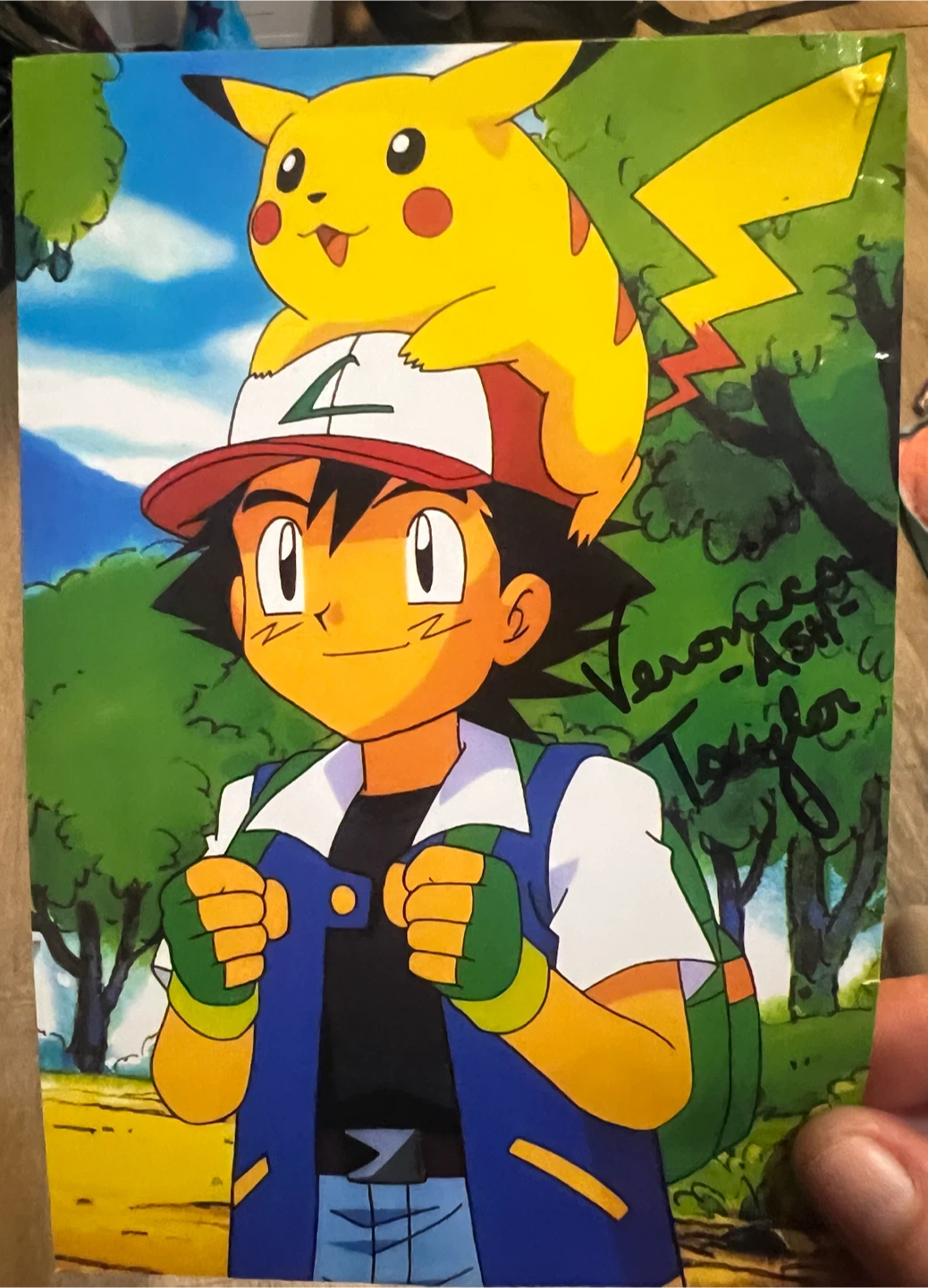 Veronica Taylor Autographed Pokémon Photo (Authentic)