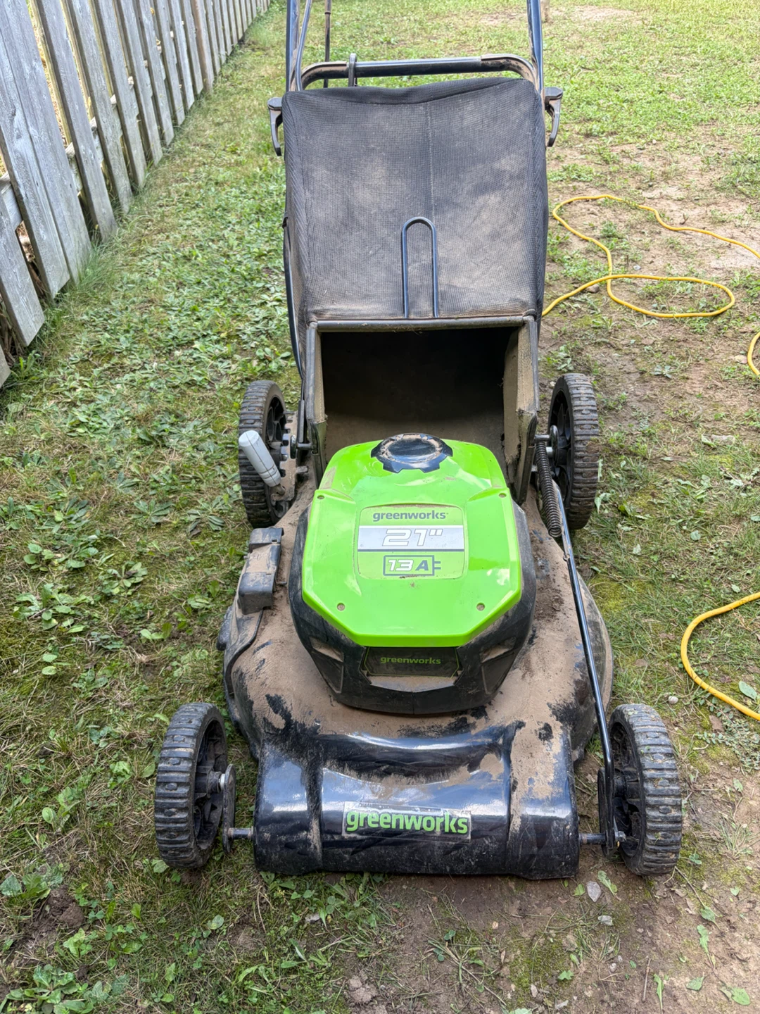 Greenworks Lawn Motor w/Cover