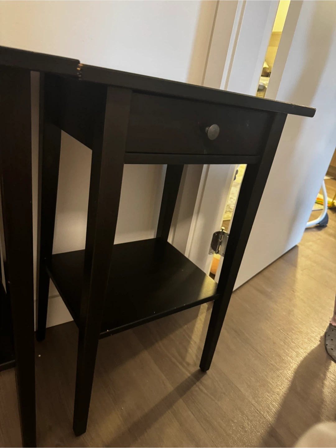 Two black side tables - photo 2