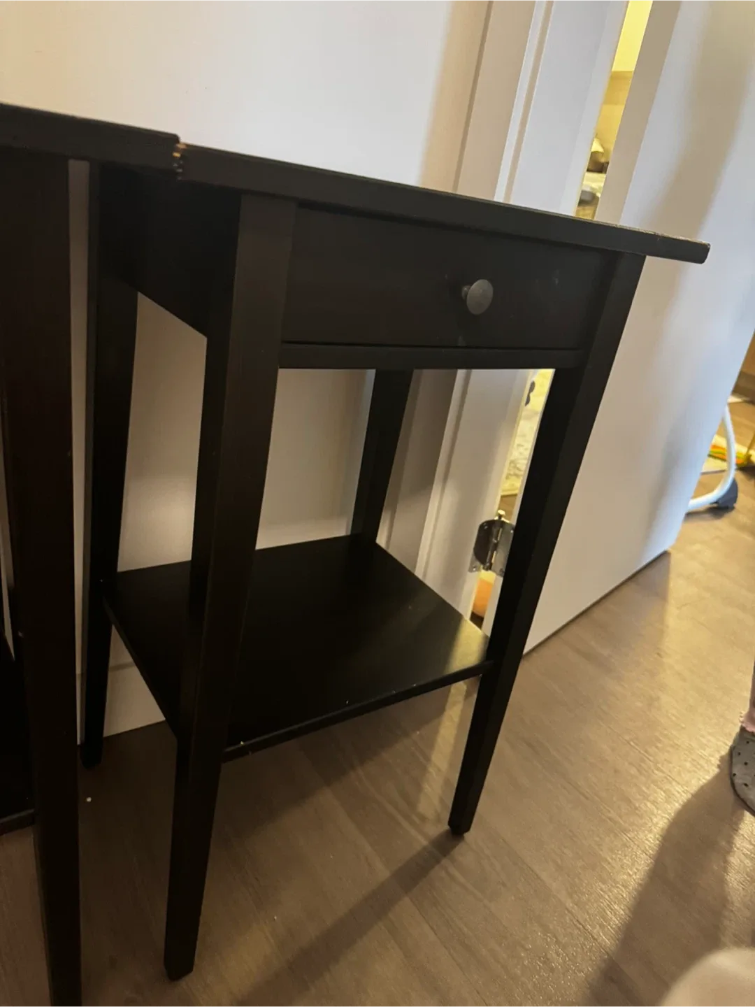 Two black side tables - photo 2
