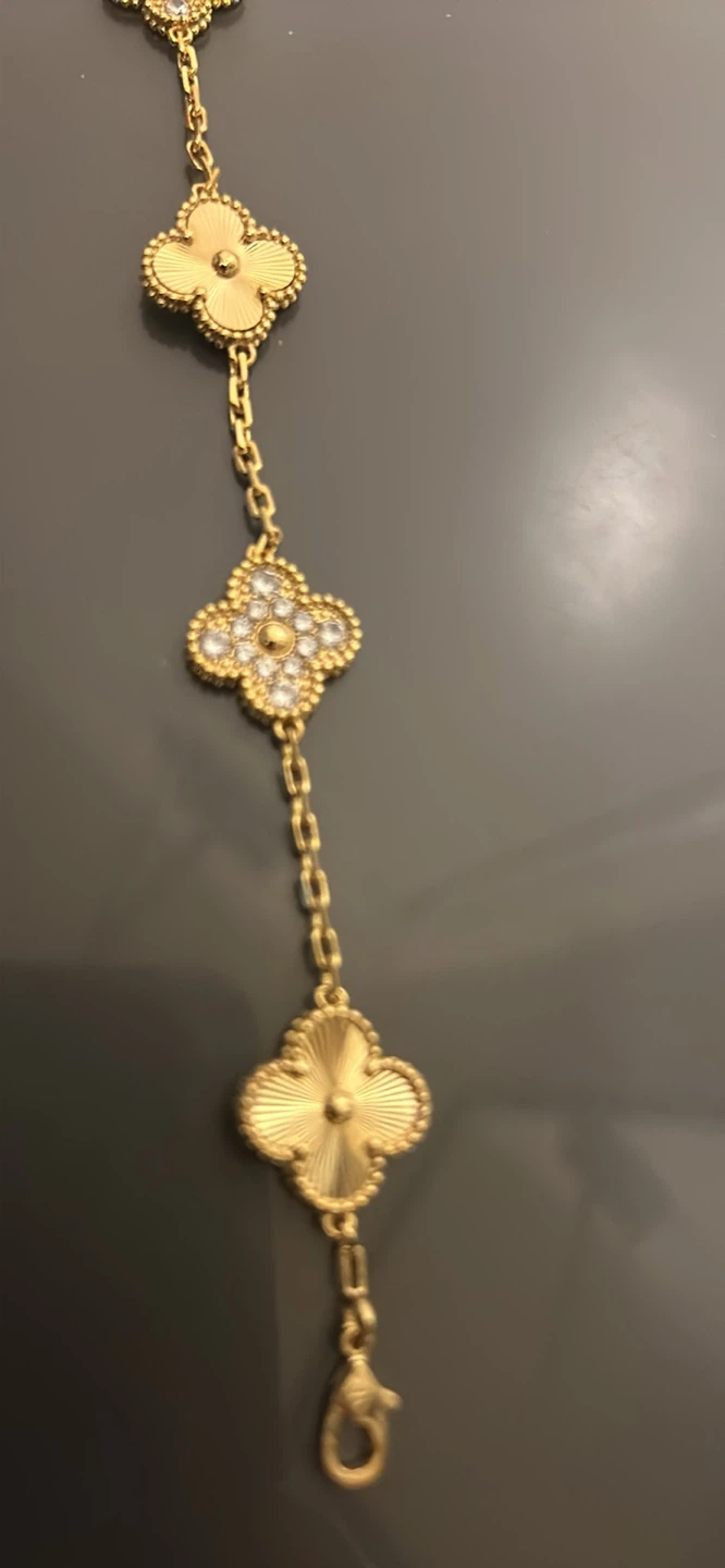 Gold-Tone Clover Bracelet - photo 3