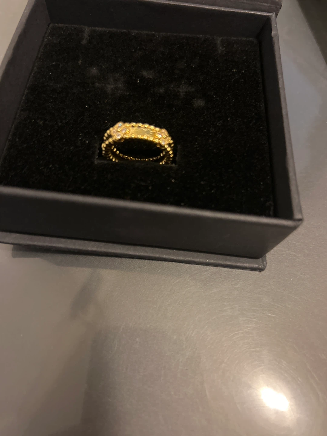 Gold Tone Ring - photo 2