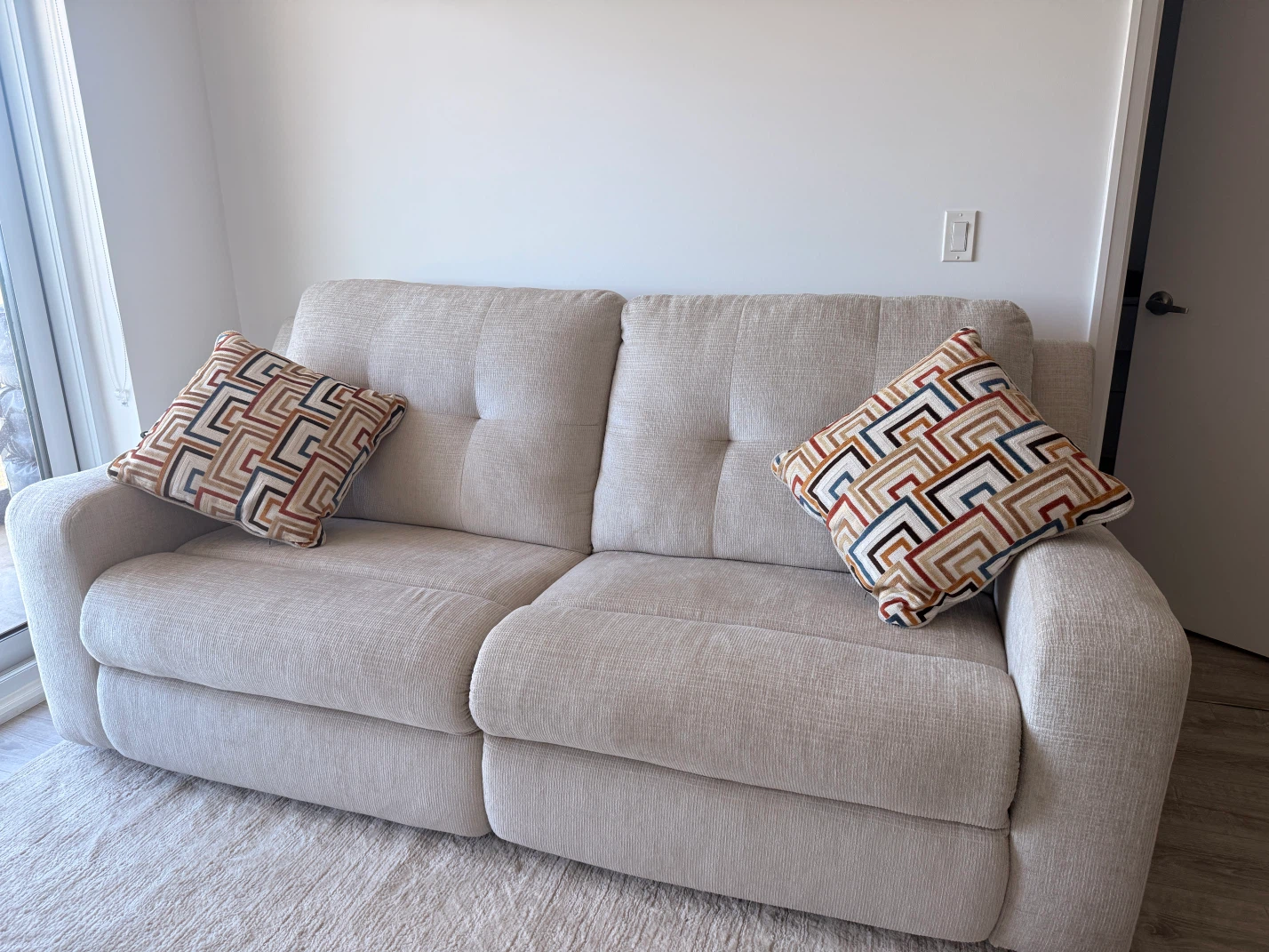Ashley Dual Reclining Couch - 10/10 condition