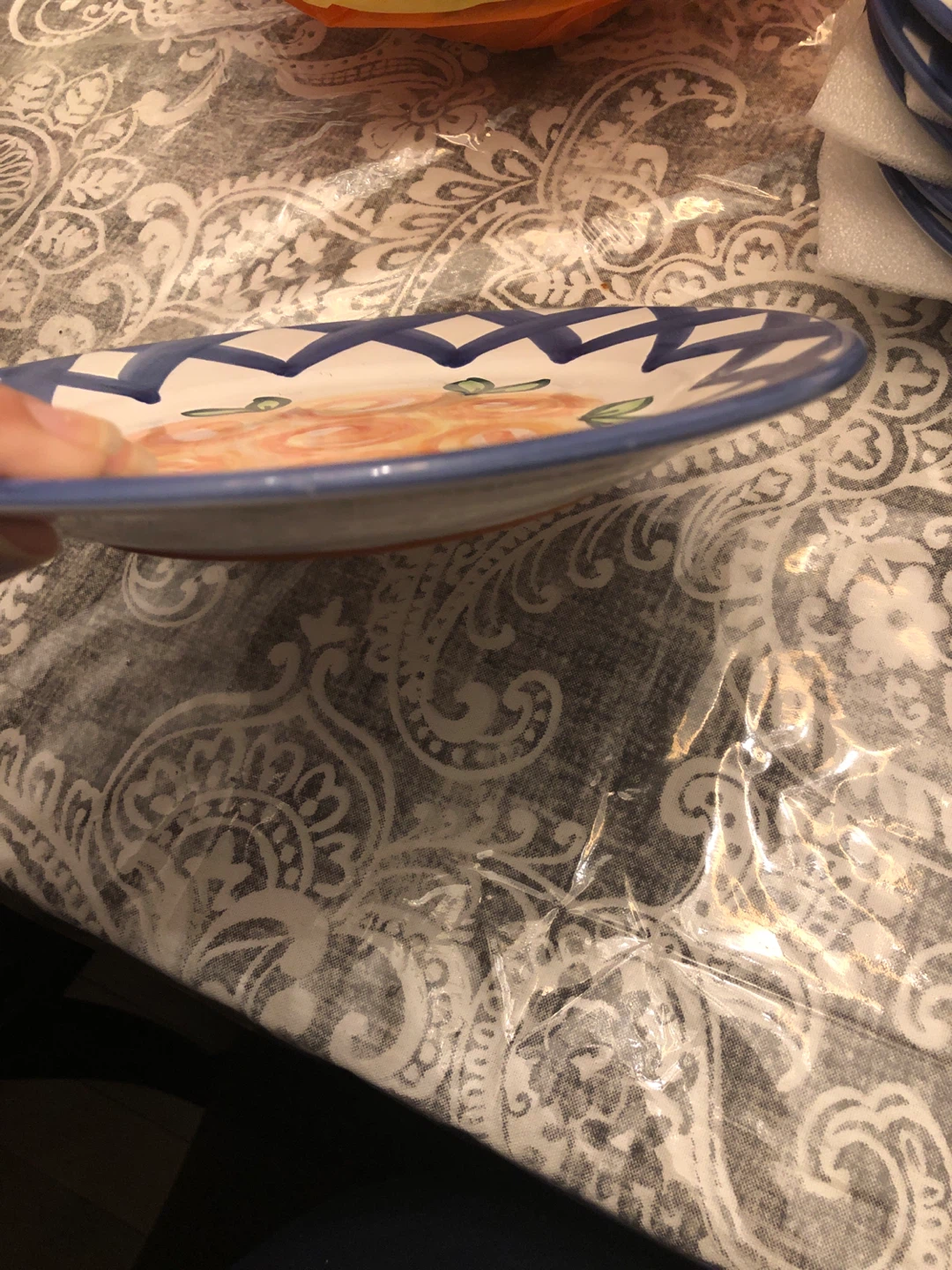 Hand Painted Ceramic Dinnerware Set - photo 3