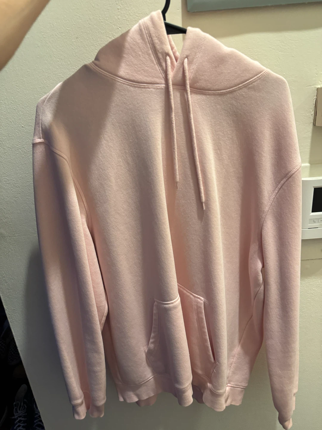 Light Pink Hooded Sweatshirt