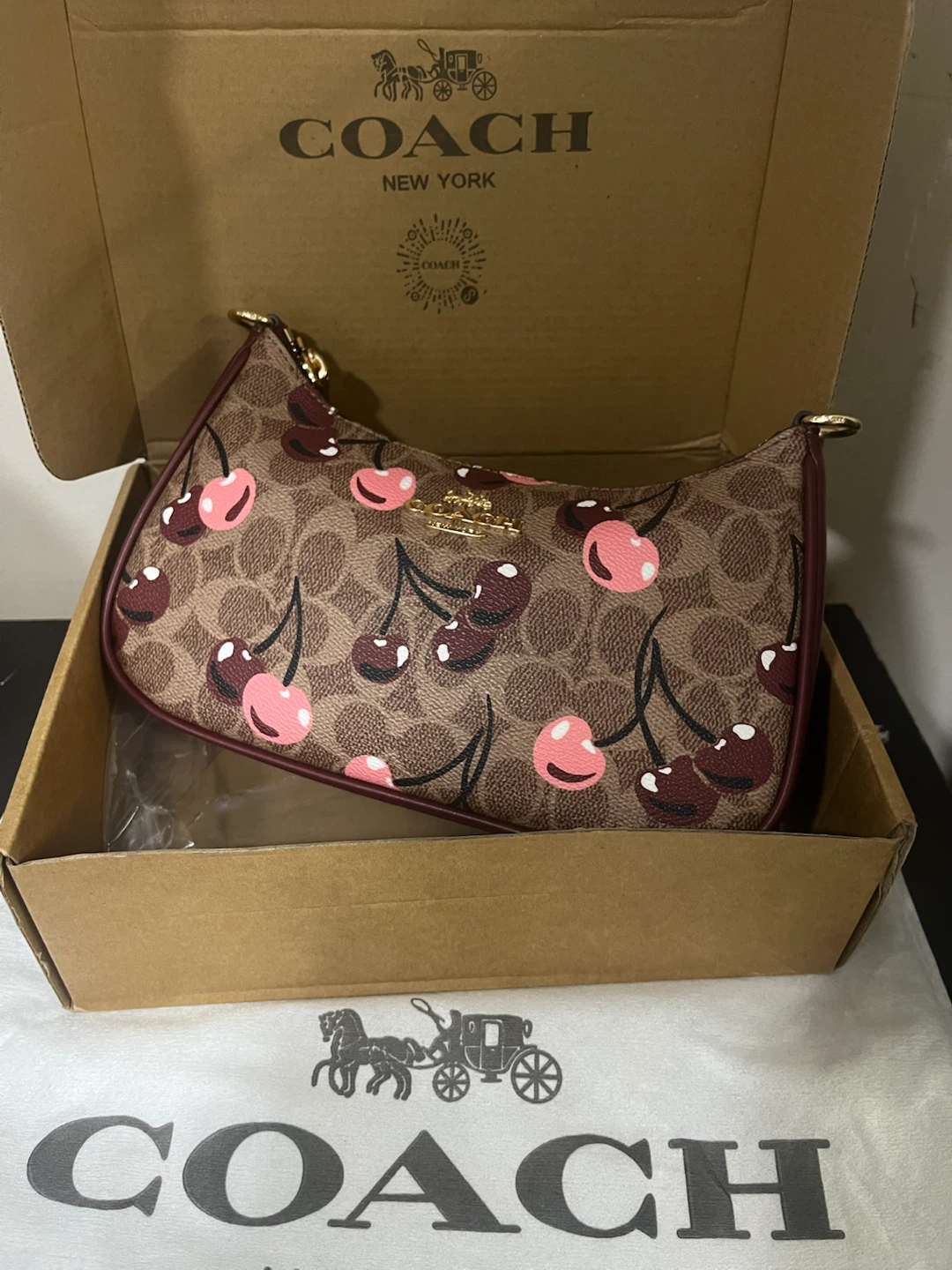 Coach Cherry Print Bag - photo 2