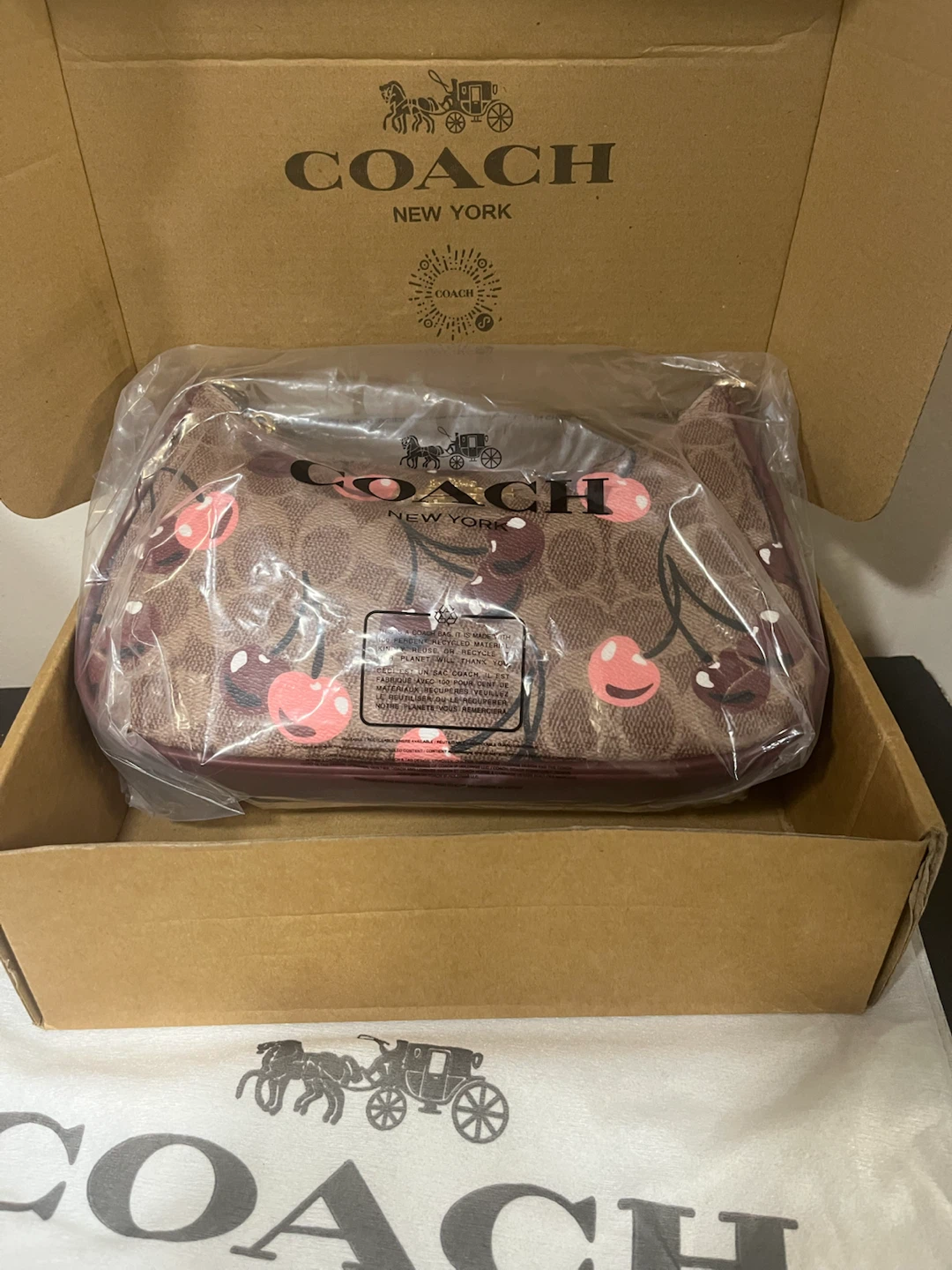 Coach Cherry Print Bag - photo 3