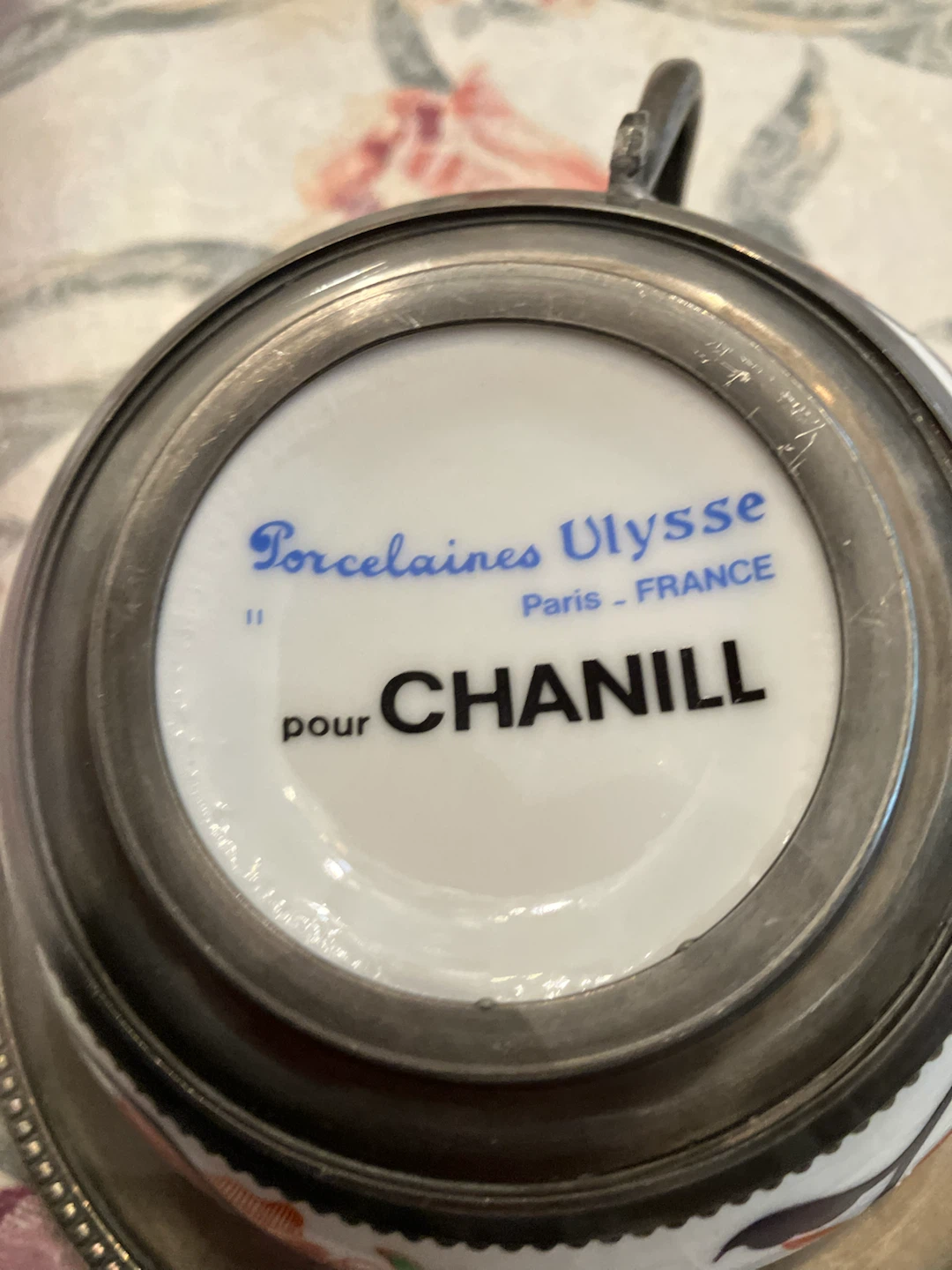 Porcelaines Ulysse for Chanill Tea Cup - photo 3