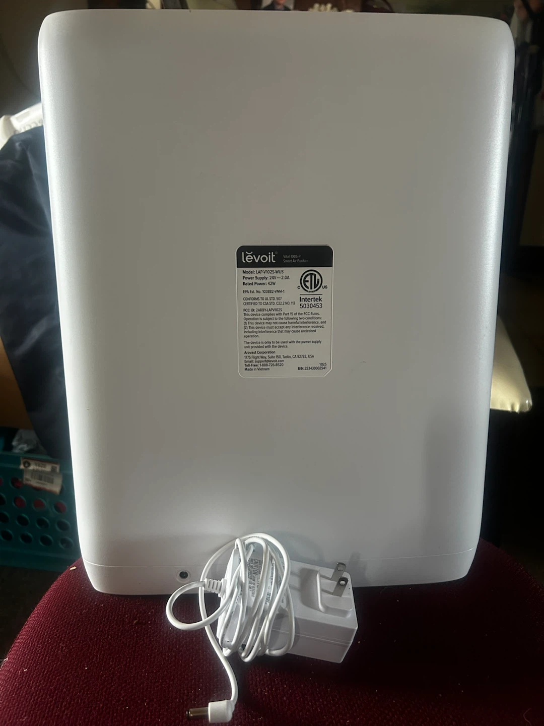 Levoit Vital 100S-P Smart Air Purifier - photo 3