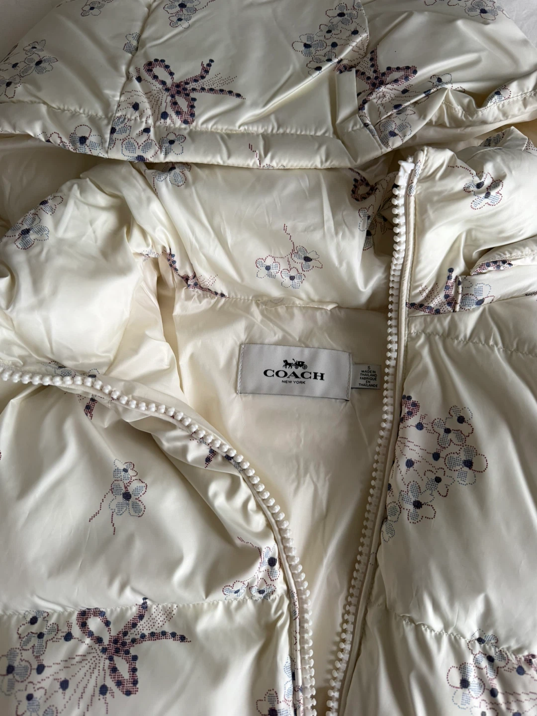 Coach Floral Print Puffer Jacket - photo 2