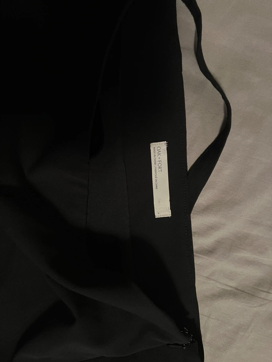 Oak + Fort Black Skirt Size 4