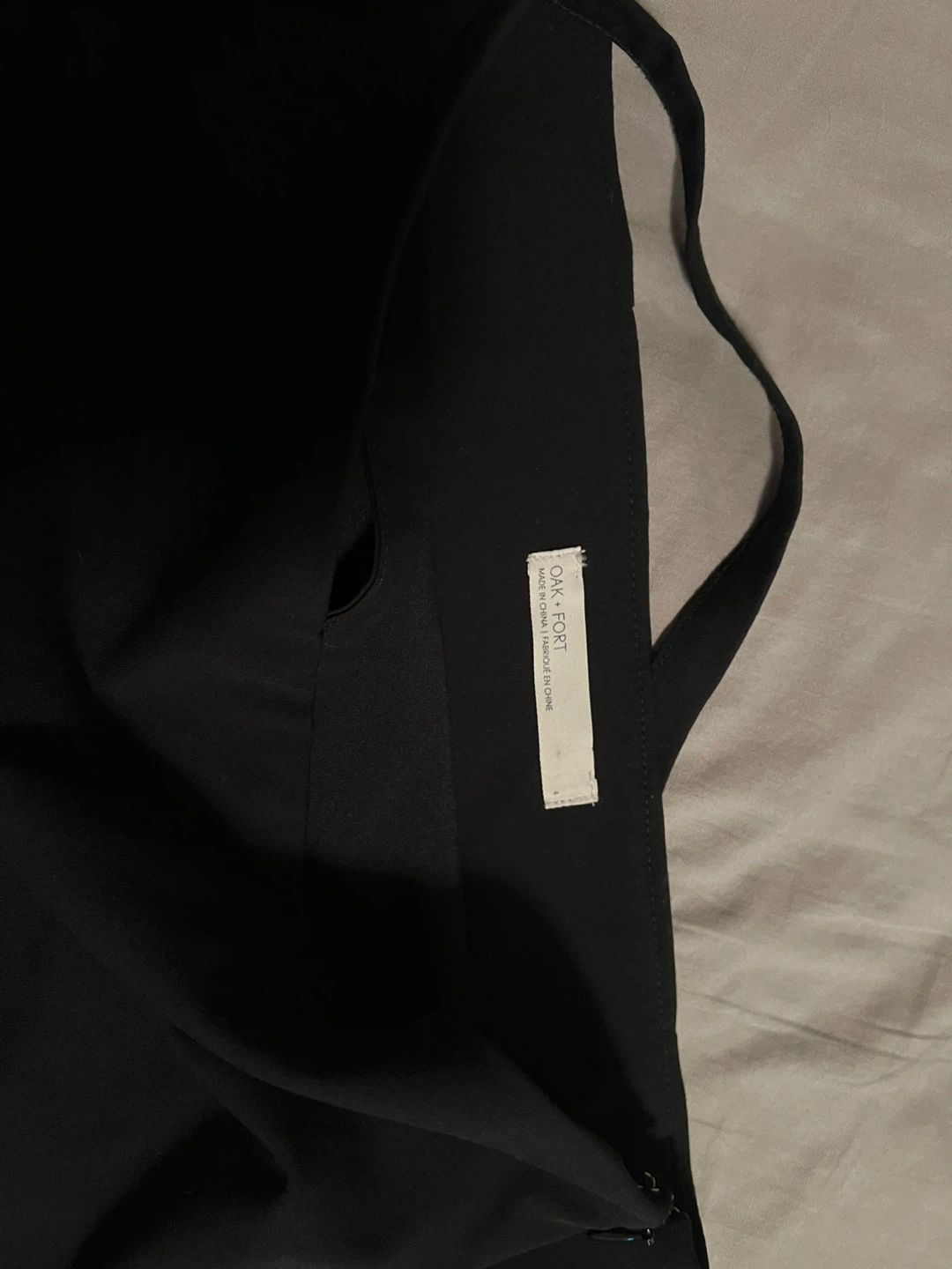 Oak + Fort Black Skirt Size 4 - photo 2
