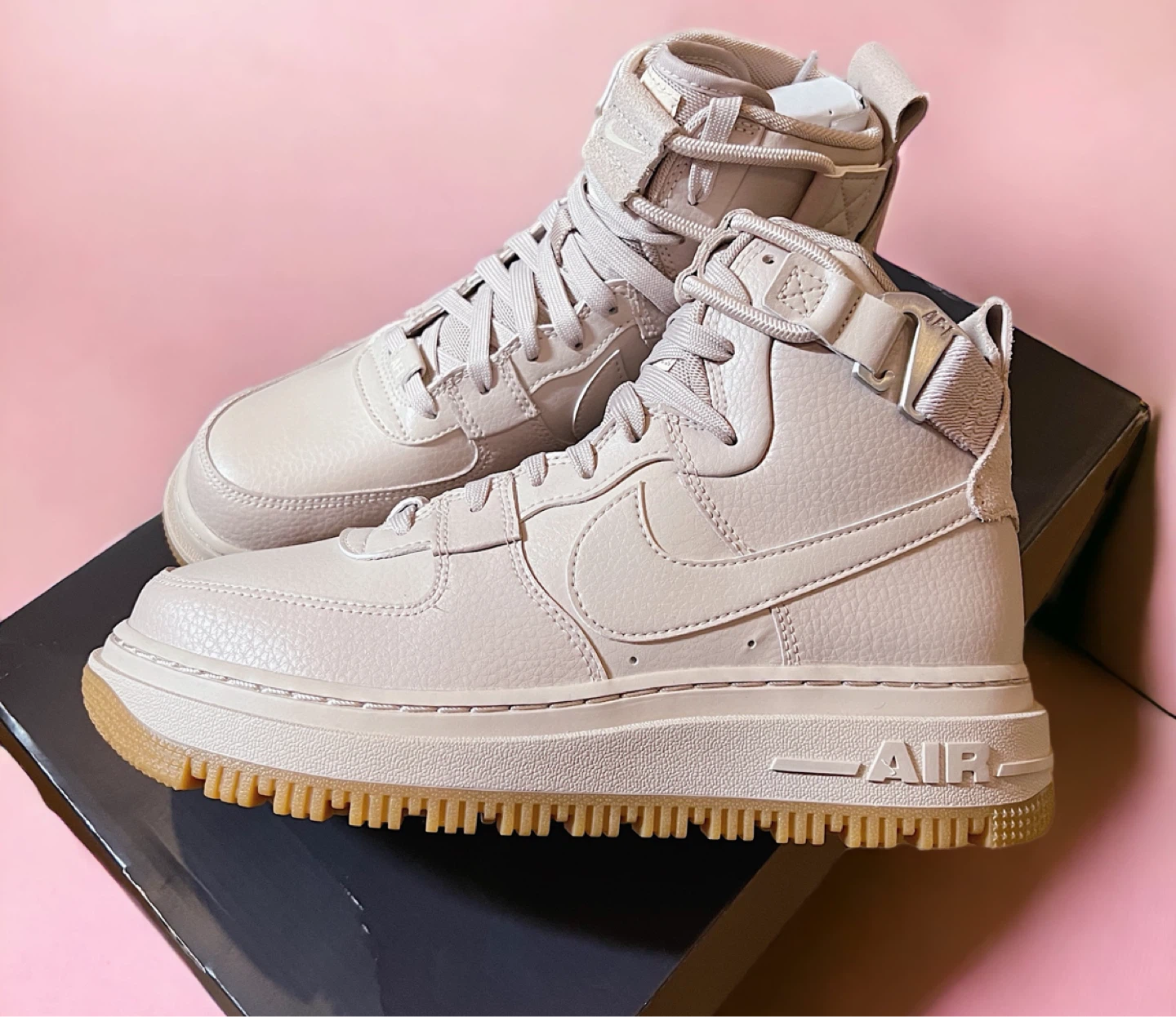 NIKE PINK AIR FORCE 1 HIGH UTILITY 2.0 SNEAKERS SZ 8 - BNIB - photo 3
