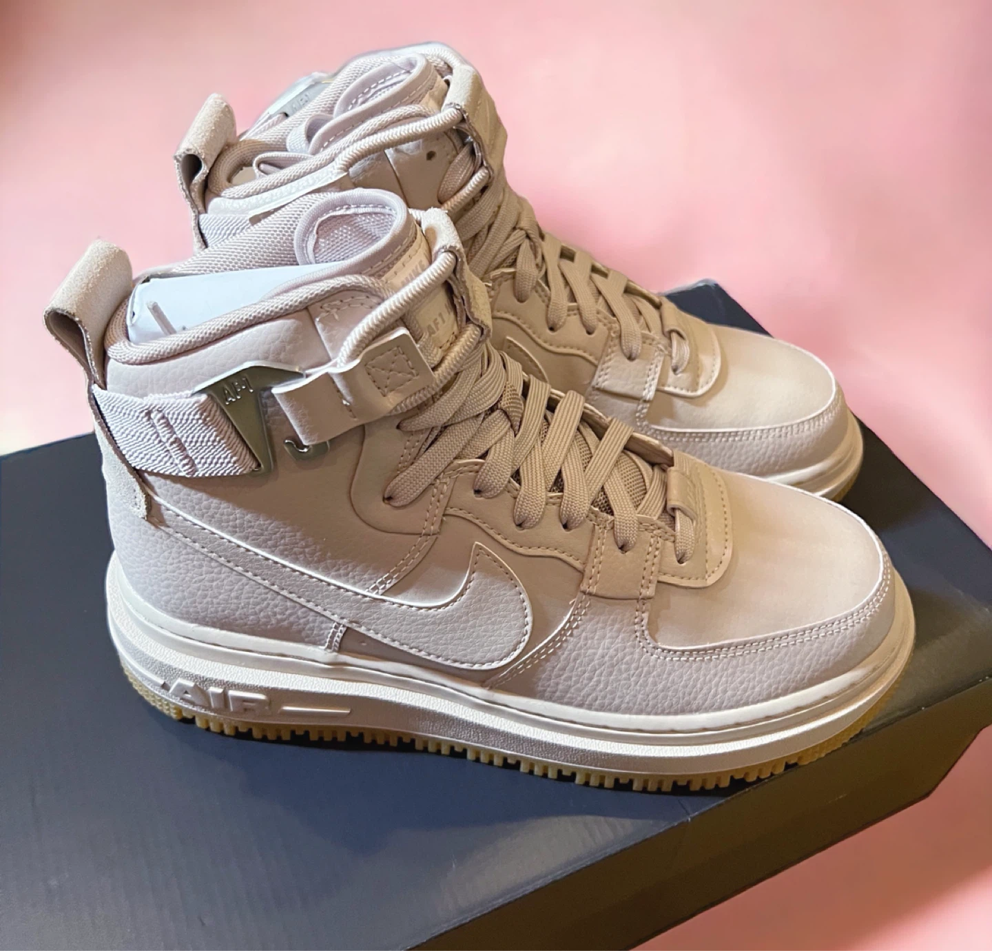 NIKE PINK AIR FORCE 1 HIGH UTILITY 2.0 SNEAKERS SZ 8 - BNIB - photo 5