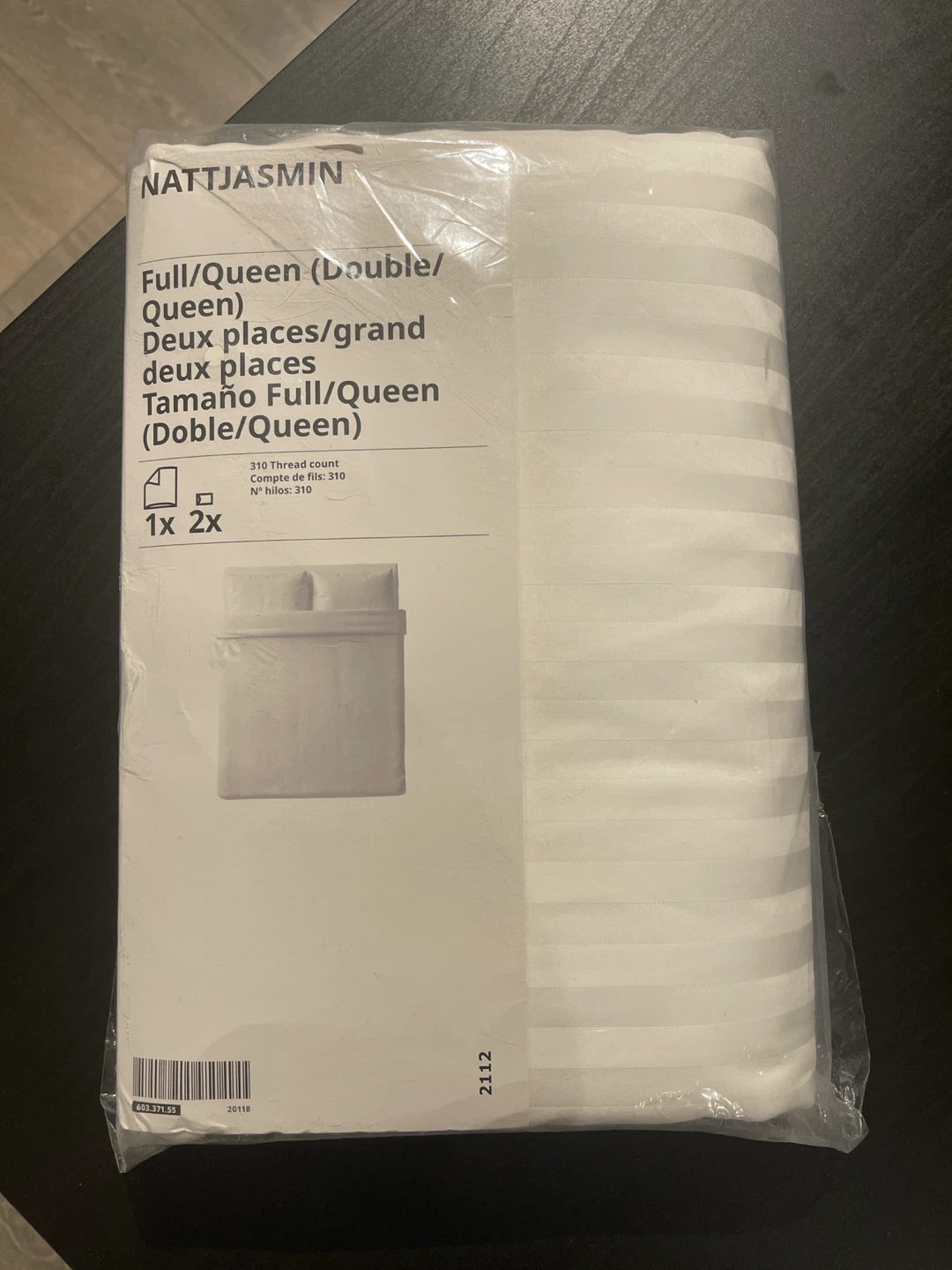 IKEA NATTJASMIN Duvet Cover and Pillowcase Set