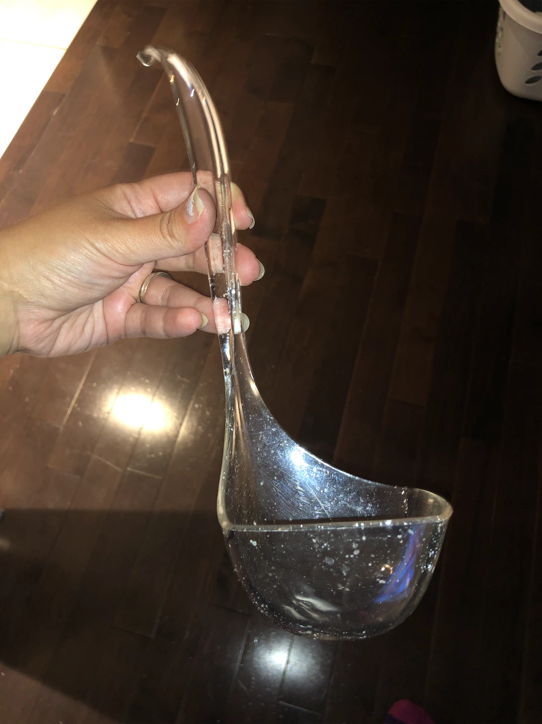 Vintage Clear Glass Punch Bowl Set - photo 4