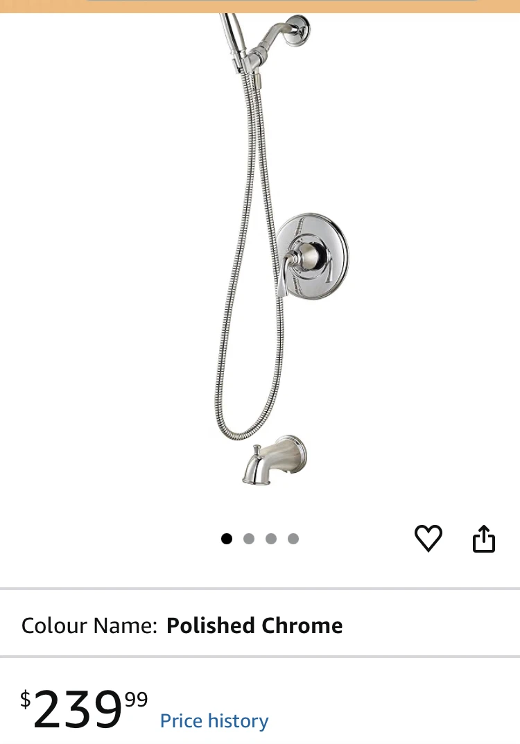 Pfister Pasadena Tub & Shower Kit