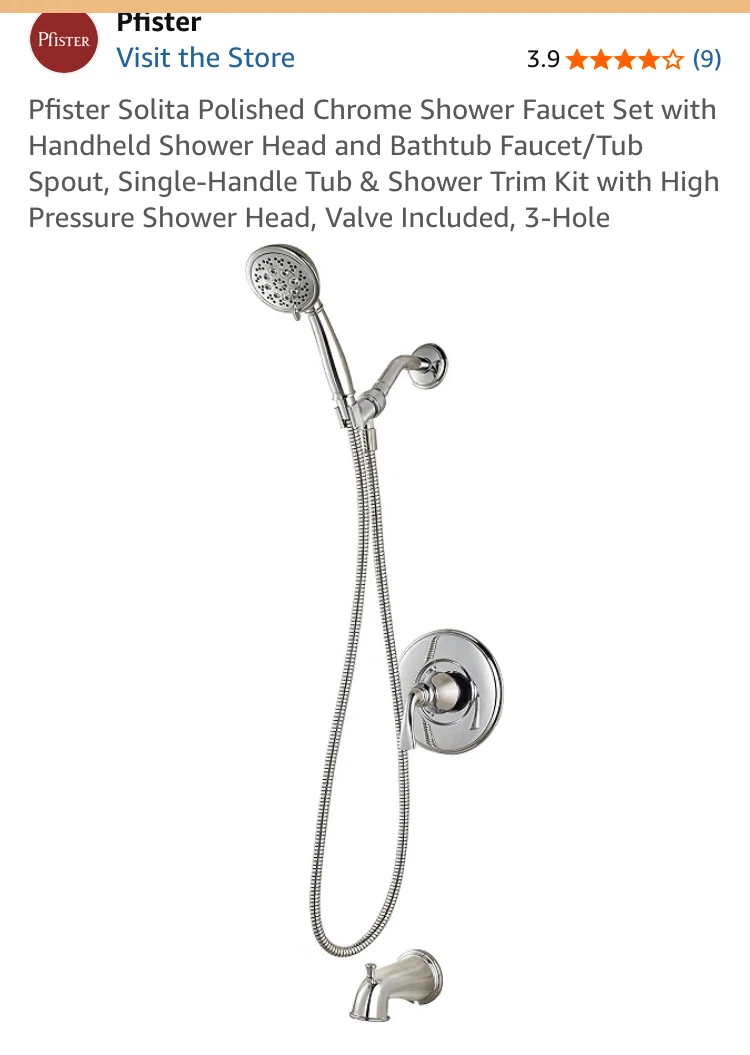 Pfister Pasadena Tub & Shower Kit - photo 2