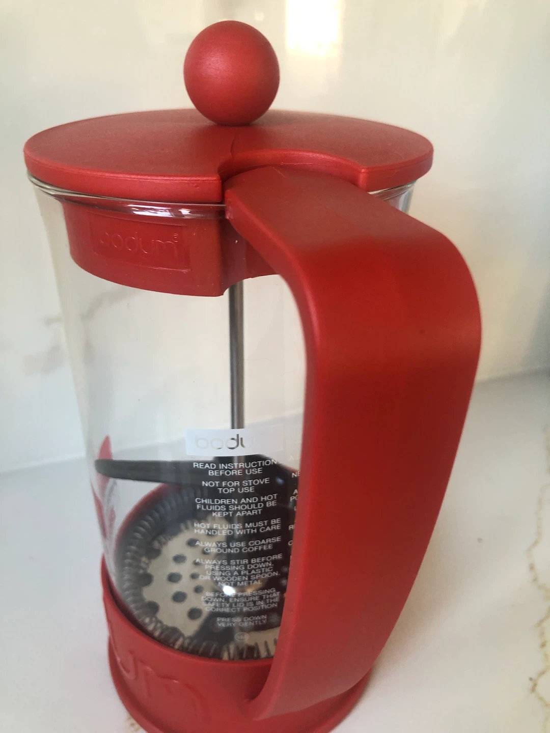 Bodum Original French Press - Red - photo 3