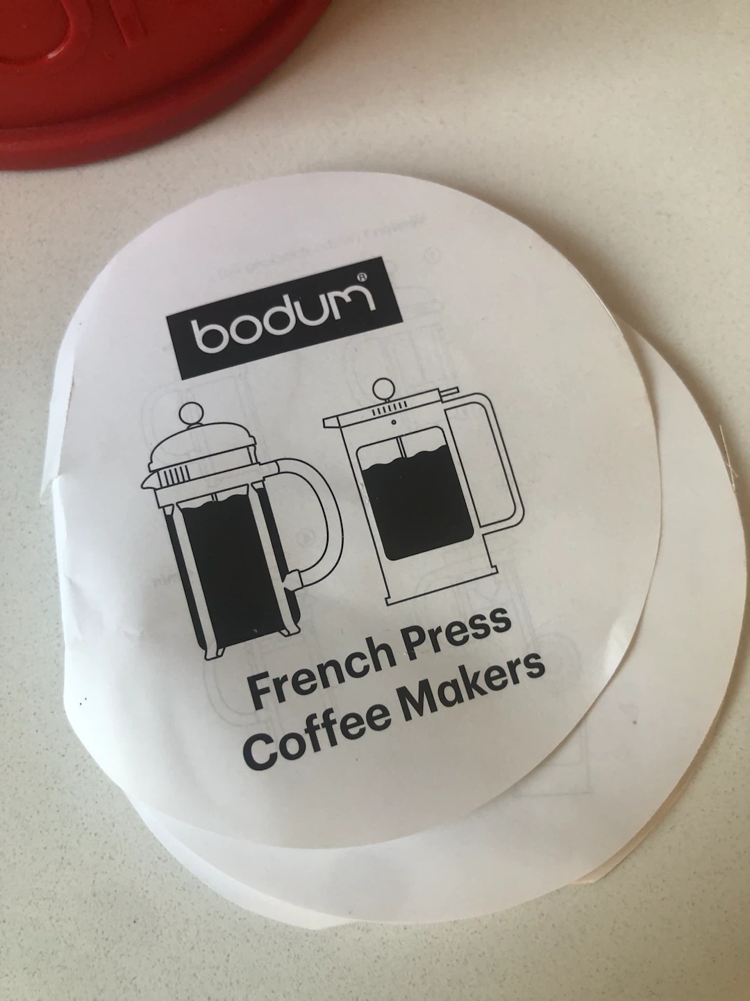 Bodum Original French Press - Red - photo 4