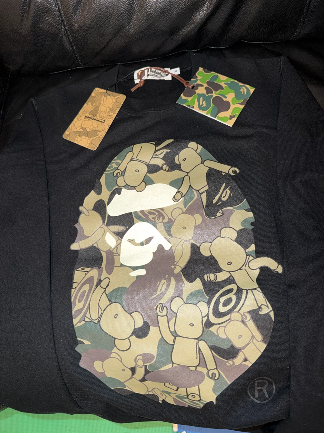 A Bathing Ape x Be@rbrick Crewneck Sweatshirt