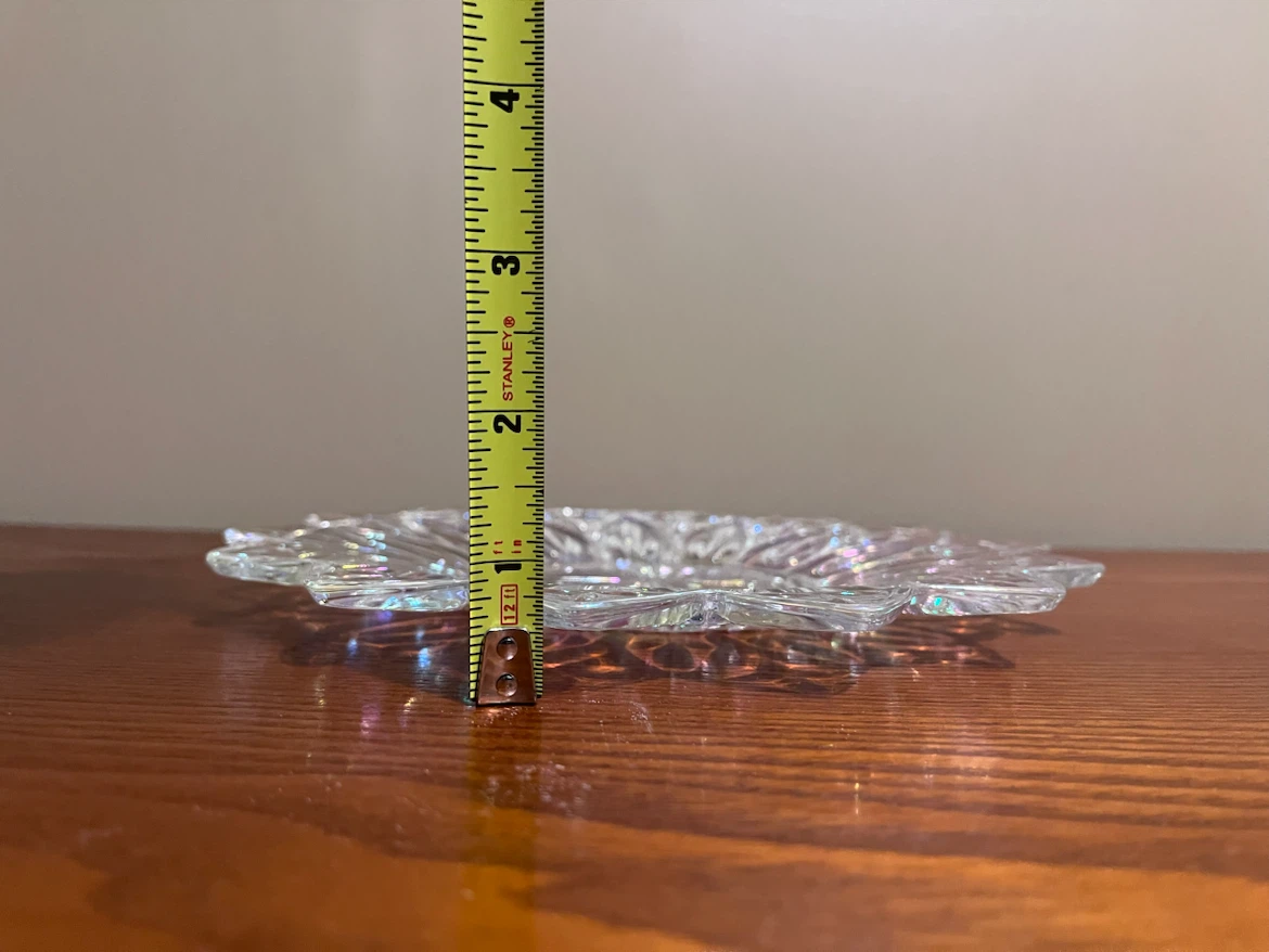 VINTAGE FEDERAL GLASSWARE IRIDESCENT PLATE, BOWL - photo 5