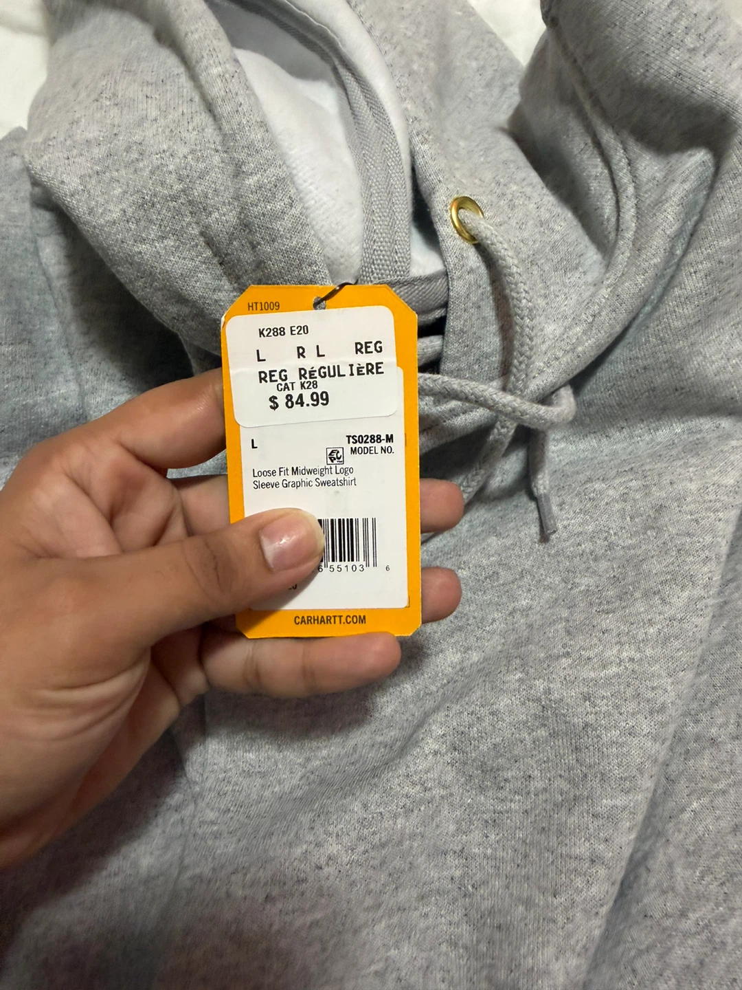 Carhartt Loose Fit Midweight Hoodie - Grey