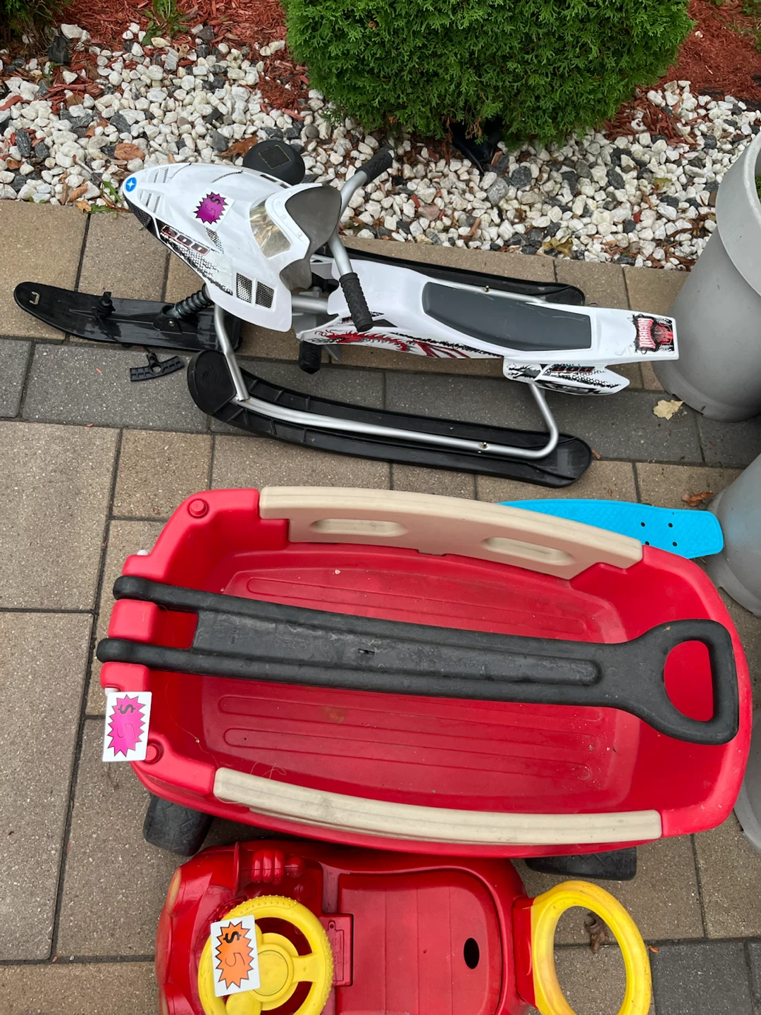 Kids Snowmobile Sled