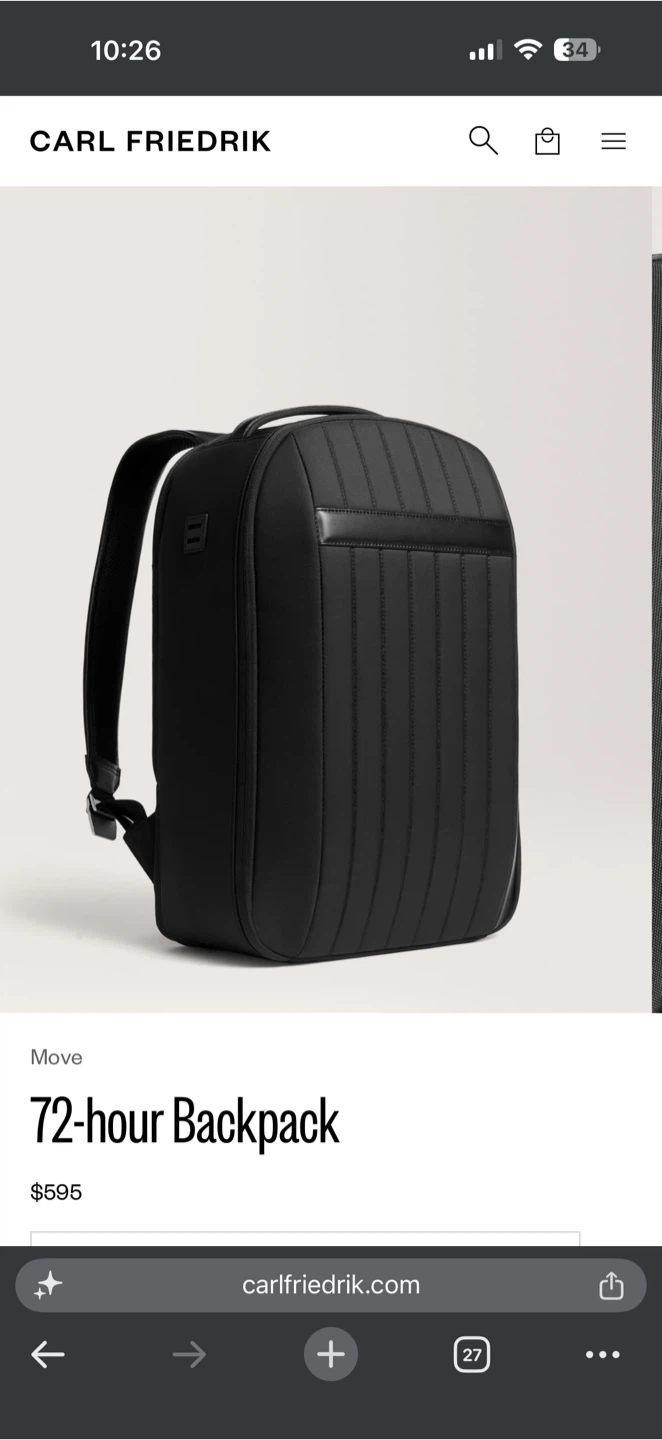 Carl Friedrik 72-hour Backpack - photo 2