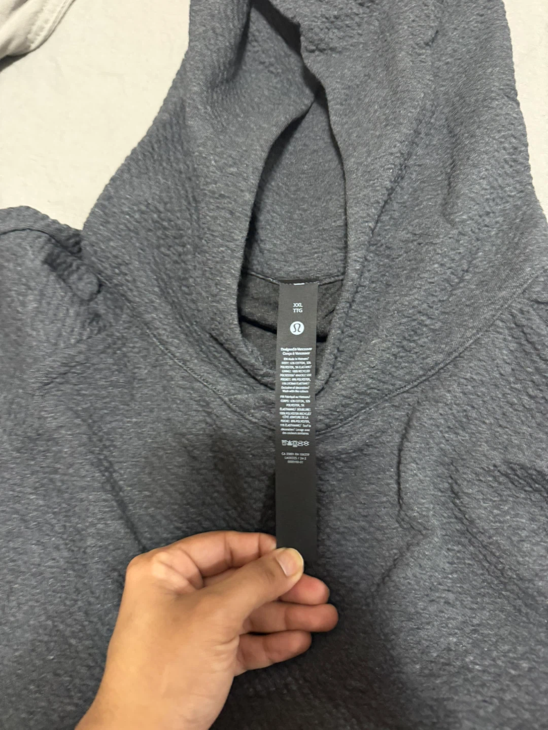Lululemon Textured Double-Knit Cotton Hoodie XXL - photo 3