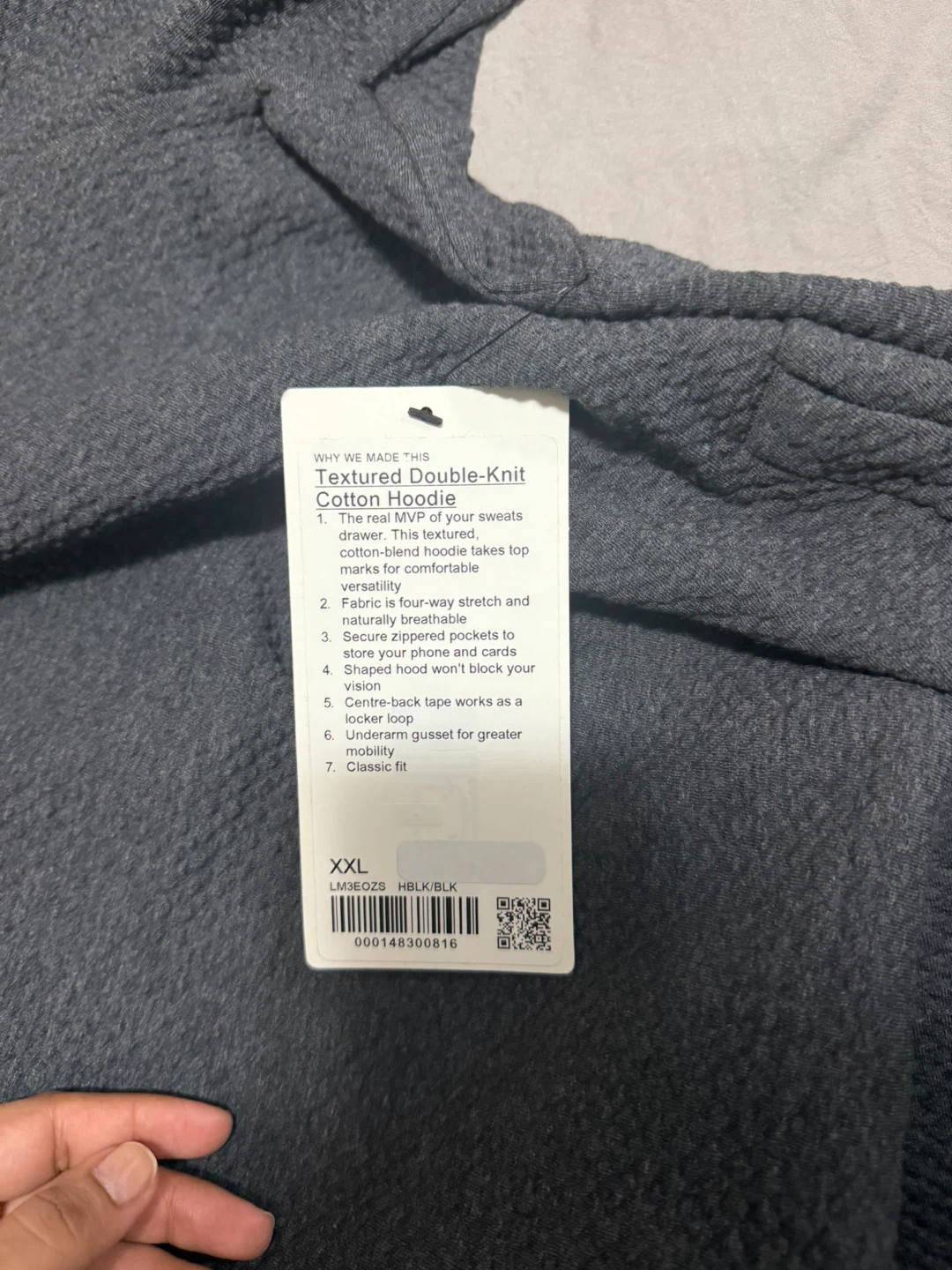 Lululemon Textured Double-Knit Cotton Hoodie XXL - photo 5