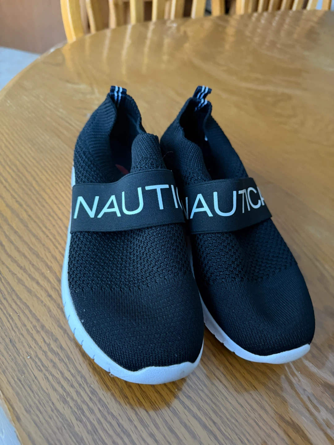 Nautica Black Slip-on Sneakers