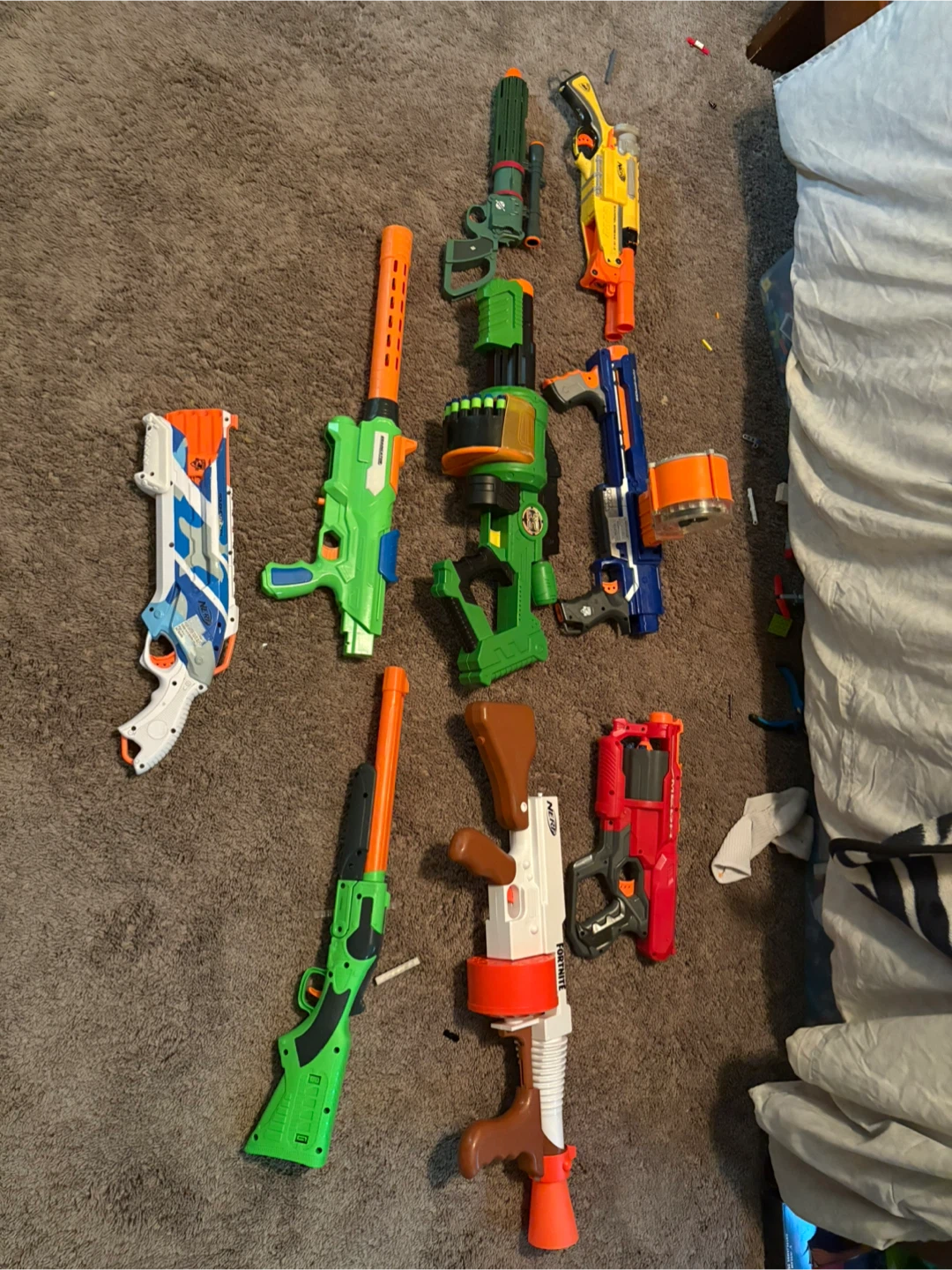 Assorted Nerf Blaster Collection
