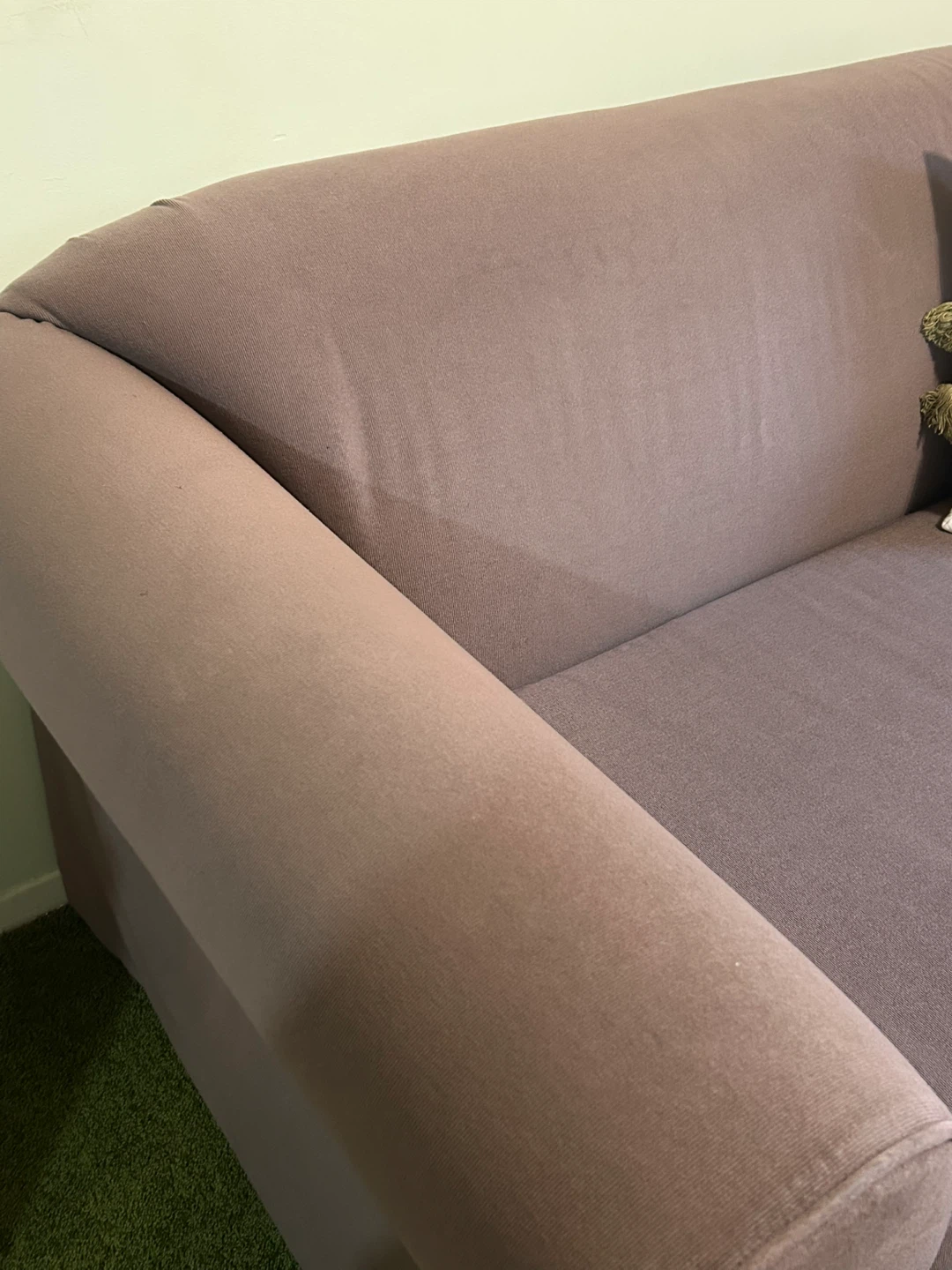 Brown Three-Seater Sofa - photo 3