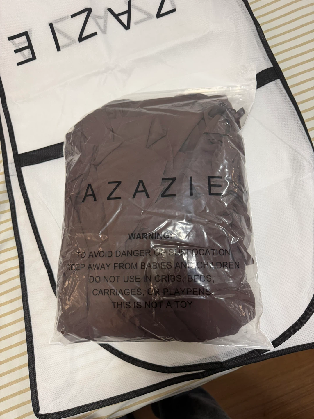 Azazie Chocolate Brown Dress - photo 4