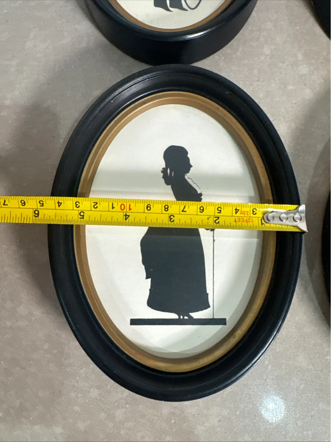 Set of 4 Vintage Style Silhouette Wall Frames - photo 4