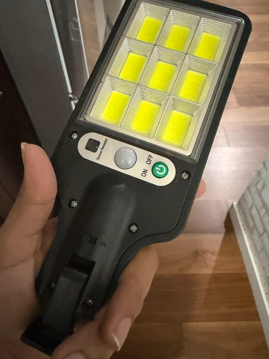 Three Solar Motion Sensor LED Lights