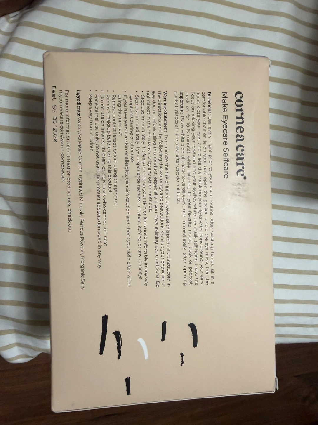 CorneaCare Rest Self-Heating Eye Compresses - 30 Pack - photo 2