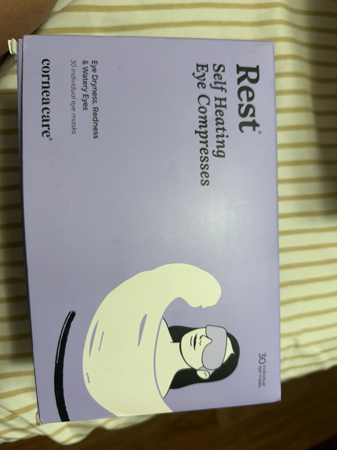 CorneaCare Rest Self-Heating Eye Compresses - 30 Pack - photo 4