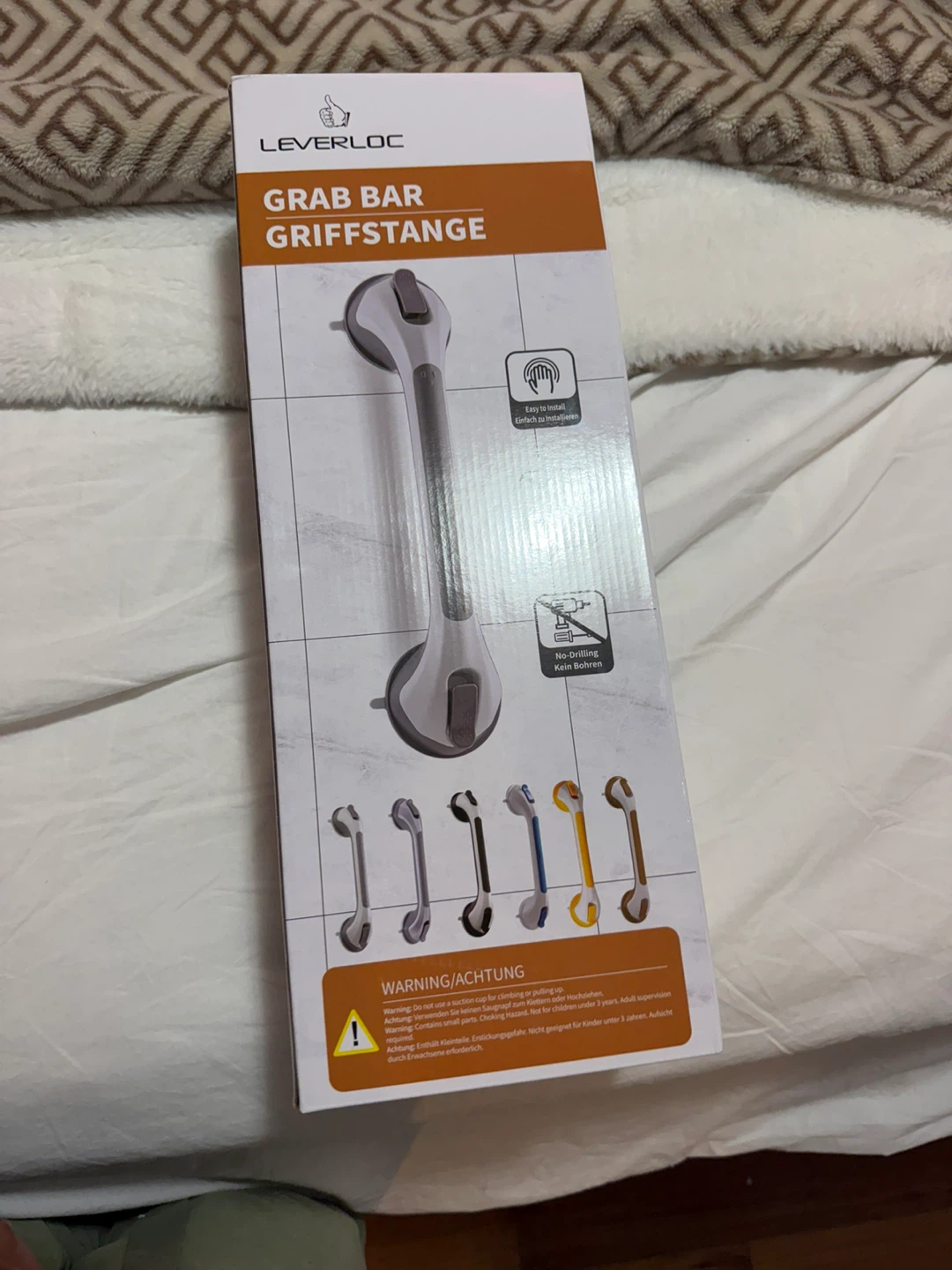 LEVERLOC Suction Grab Bars (Set of 2) - photo 4