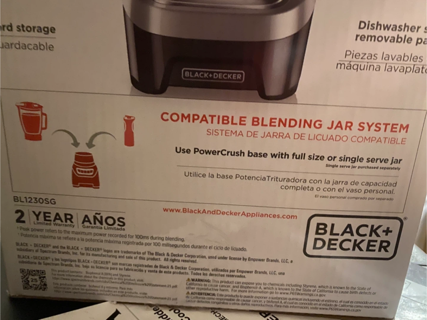 Black+Decker 12-Speed Blender 15.5" - Black/Silver - photo 3