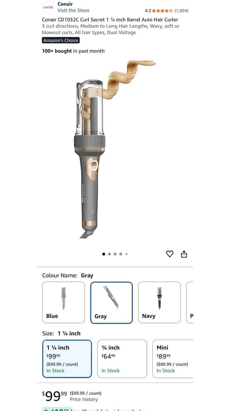Conair Infinitipro Curl Secret Auto Curler - photo 2